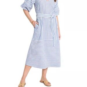 NIC+ZOE Double Gauze Mixed Stripe Dress